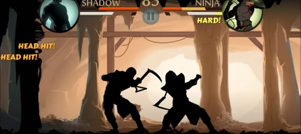 Gameplay in Shadow Fight 2 MOD APK